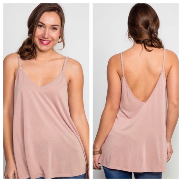 Tops - STELLA Braided strap tank